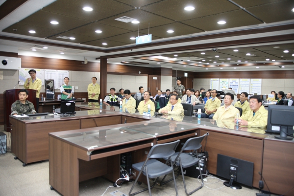 2015 을지훈련 종합상황실 격려 방문