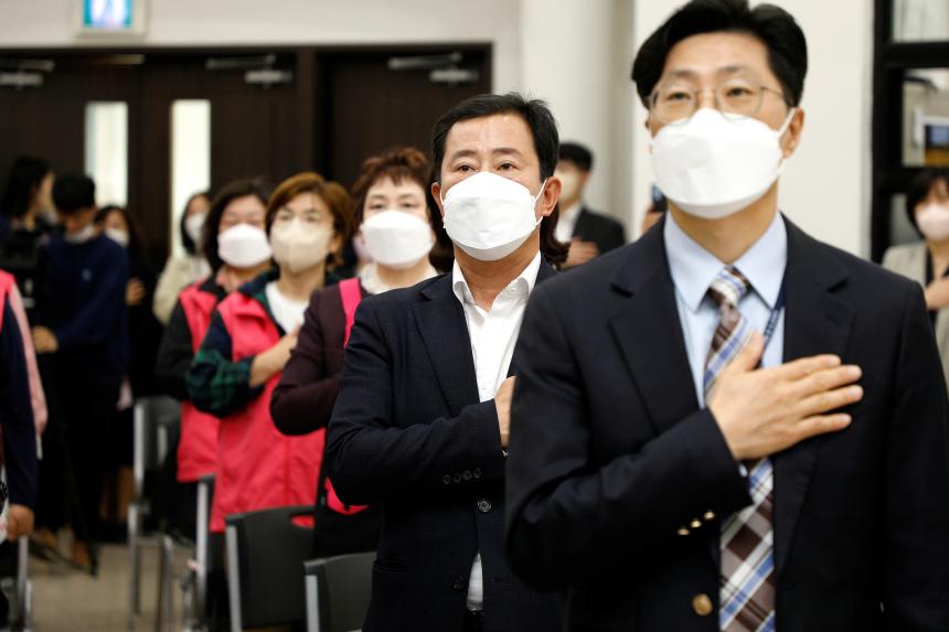 효도밥상 개소식 및 현판 제막식 - 1