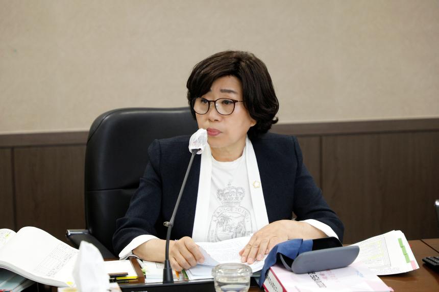 제262회 마포구의회 제1차 정례회 복지도시위원회 회의 모습 - 2