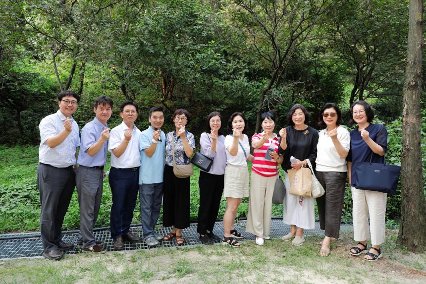 메타세콰이어 숲길 '시인의 거리' 준공식