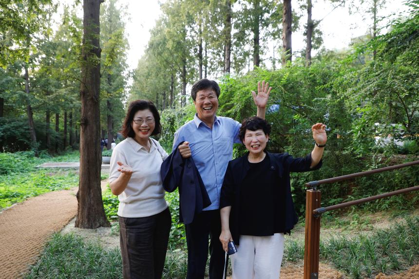 메타세콰이어 숲길 '시인의 거리' 준공식