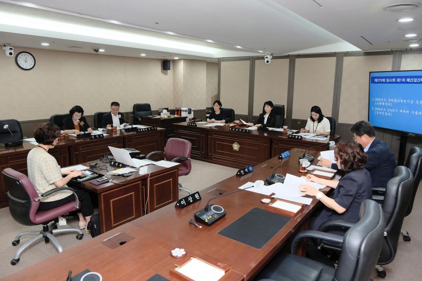 예산결산특별위원회 - 제270회 마포구의회 임시회