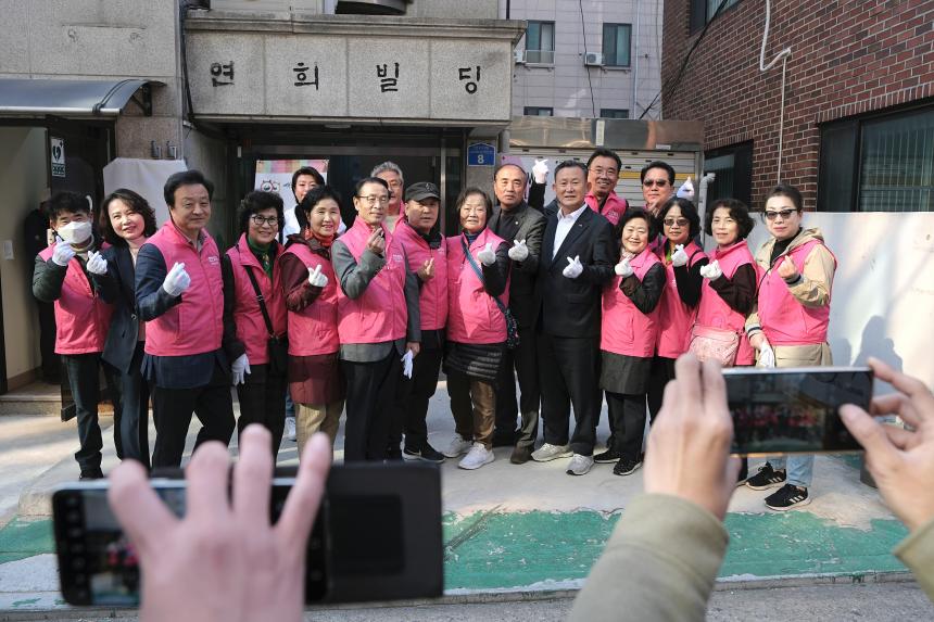 효도밥상급식소 개소식-신촌로경로당 - 2