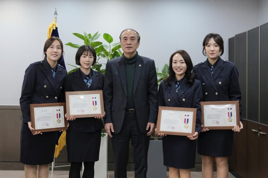 녹색어머니회 표창 수여