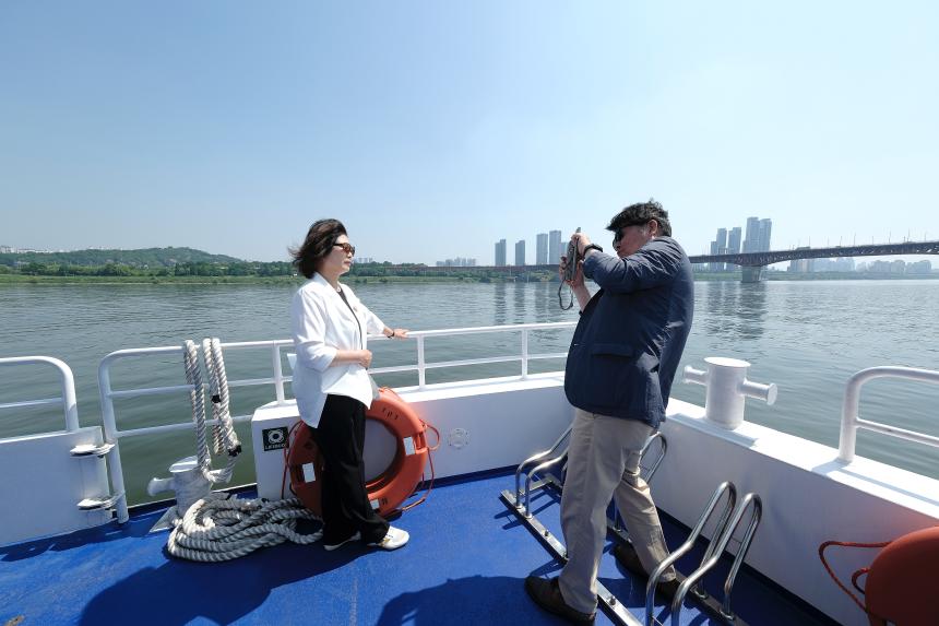 서울시 구의원 대상 한강 버스 체험 - 11