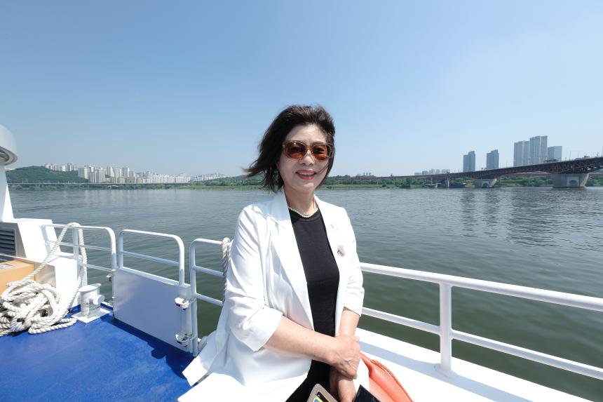 서울시 구의원 대상 한강 버스 체험 - 12