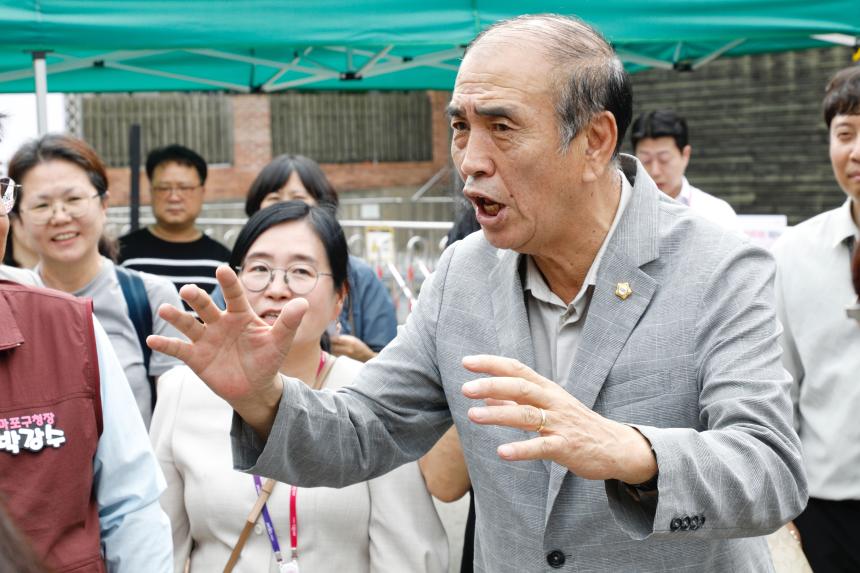 망원2빗물펌프장 거주자우선주차장 개장식 - 4