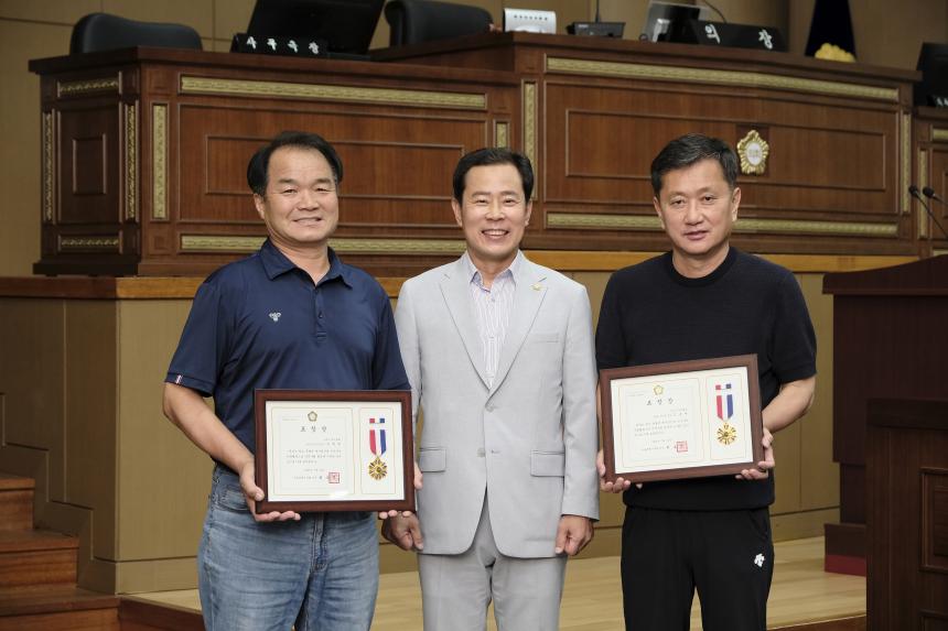 표창 수여식 - 6