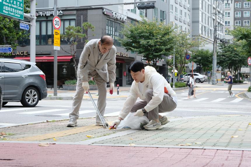 마포구의회 청소의 날 - 2