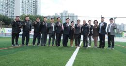 망원유수지 축구장 인조잔디 개장식 2