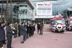 마포순환열차버스 동별 홍보단 시범운영 실시-상암동 7