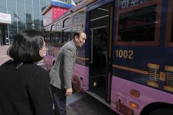 마포순환열차버스 시승식 9