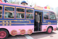 마포순환열차버스 시승식 10