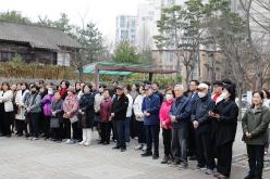 부엉이근린공원 맨발 황톳길 개장식 5