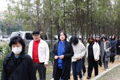 부엉이근린공원 맨발 황톳길 개장식 8