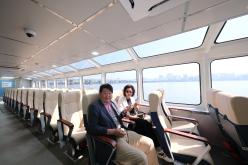 서울시 구의원 대상 한강 버스 체험 21