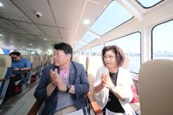 서울시 구의원 대상 한강 버스 체험 24