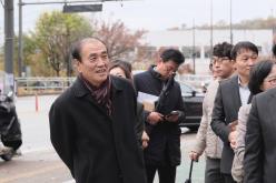 어르신 온천여행 버스 환송식 11