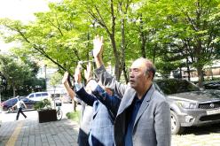 마포구민과 함께하는 안보견학 참가자 격려인사 2