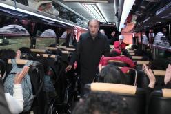 한국자유총연맹 버스 환송 4