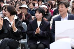 월드컵천 경관폭포 준공식 14