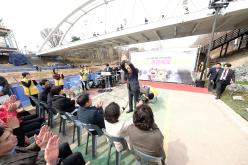 월드컵천 경관폭포 준공식 23