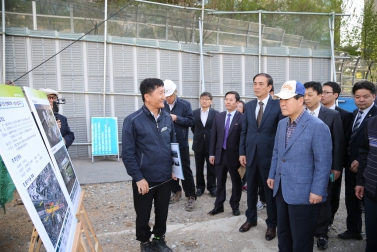 경의선공원 및 매봉산석유비축기지공원 조성 현장방문 1