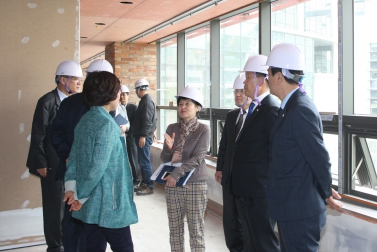 행정건설위원회 마포아트센터 문화동 증축 공사현장 방문 4